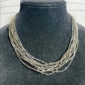 Charcoal Grey Necklace